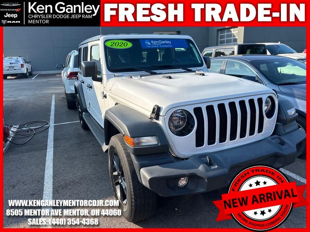used 2020 Jeep Wrangler Unlimited car, priced at $26,500