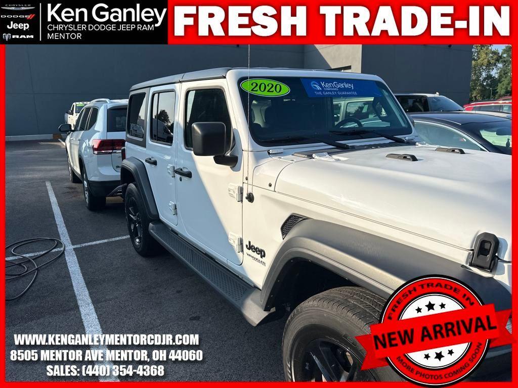used 2020 Jeep Wrangler Unlimited car, priced at $26,500