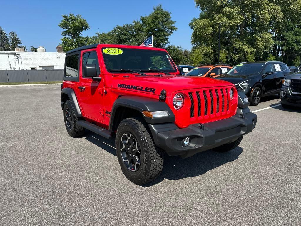 used 2021 Jeep Wrangler car, priced at $28,300