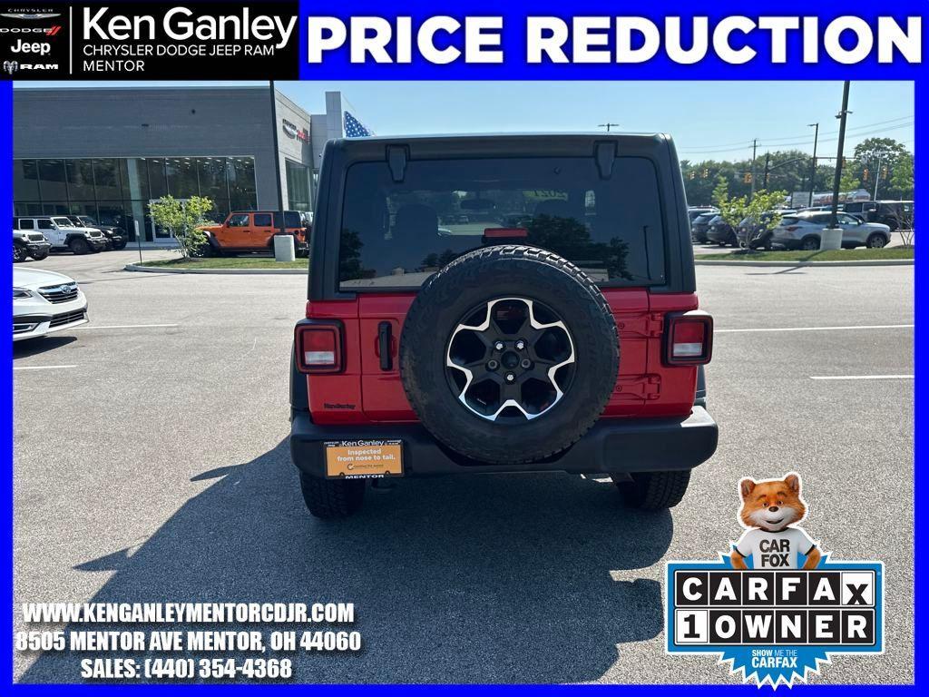 used 2021 Jeep Wrangler car, priced at $28,300