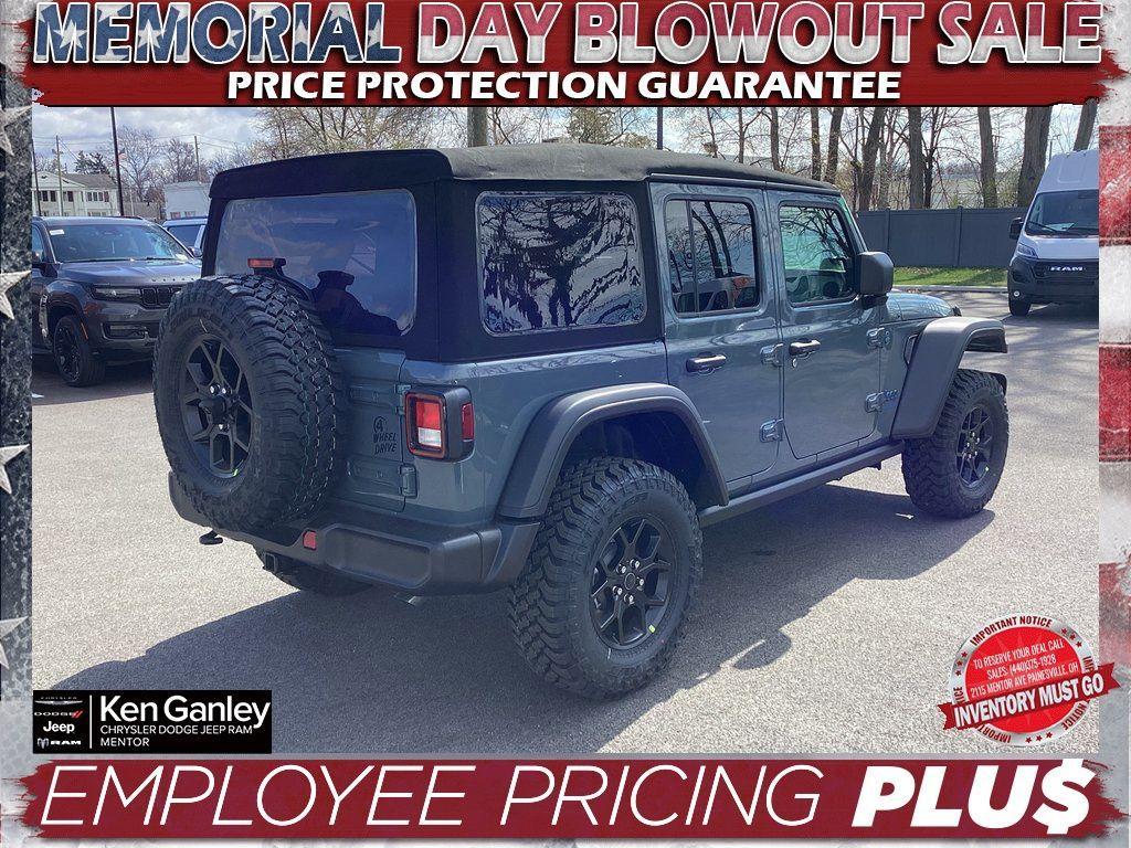 new 2025 Jeep Wrangler 4xe car, priced at $52,000