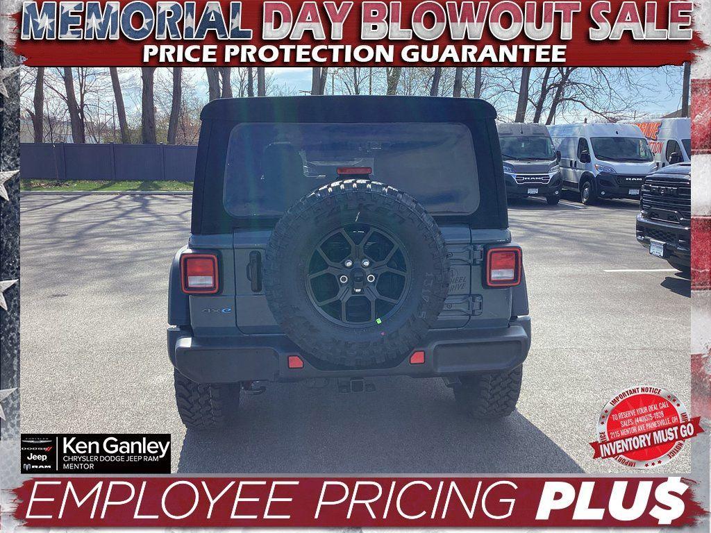 new 2025 Jeep Wrangler 4xe car, priced at $52,000