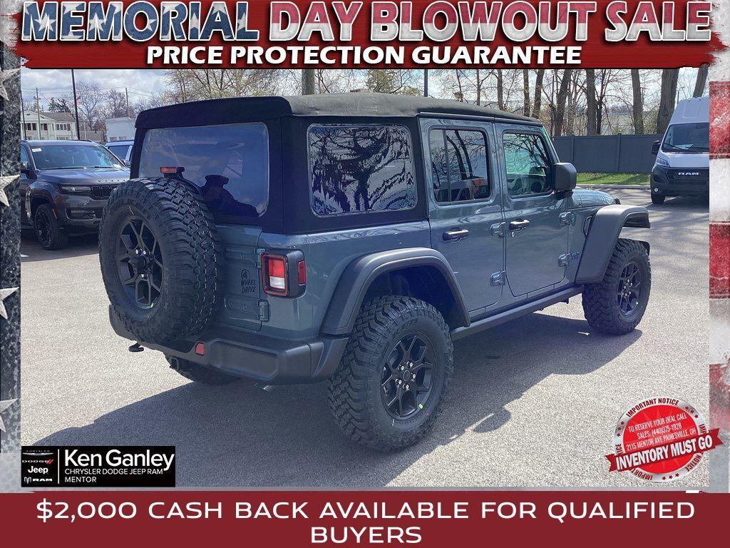 new 2025 Jeep Wrangler 4xe car, priced at $51,880