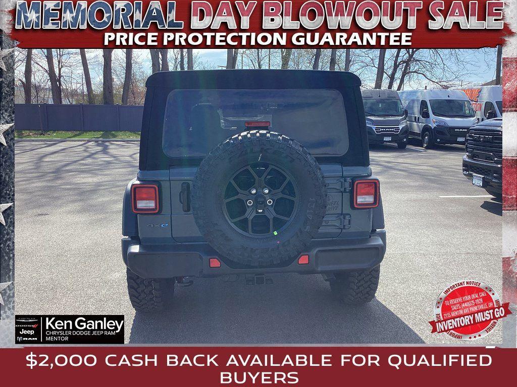 new 2025 Jeep Wrangler 4xe car, priced at $51,880