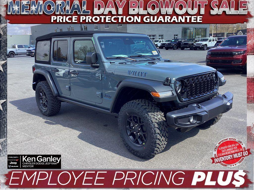 new 2025 Jeep Wrangler 4xe car, priced at $52,000