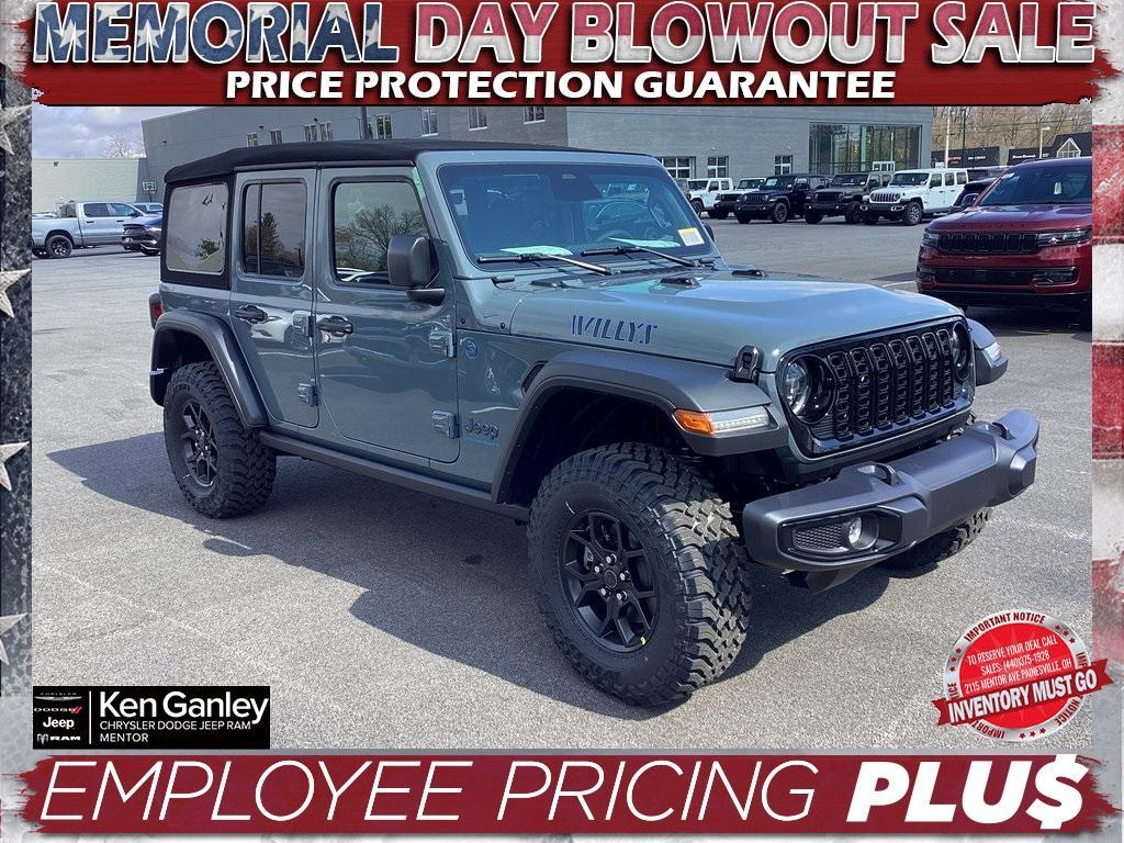 new 2025 Jeep Wrangler 4xe car, priced at $52,000