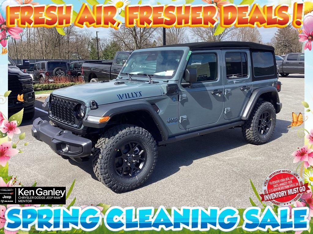 new 2025 Jeep Wrangler 4xe car, priced at $48,906