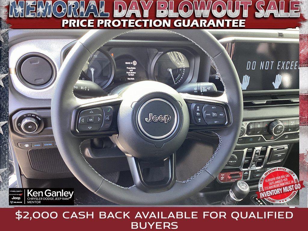 new 2025 Jeep Wrangler 4xe car, priced at $51,880