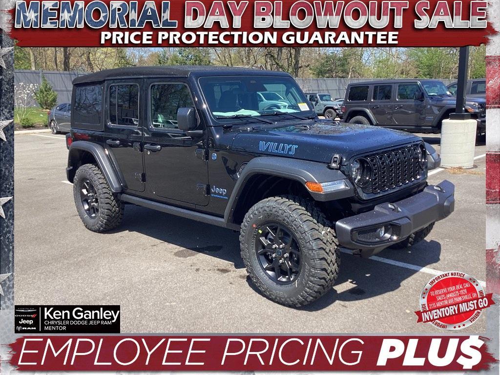 new 2025 Jeep Wrangler 4xe car, priced at $52,000