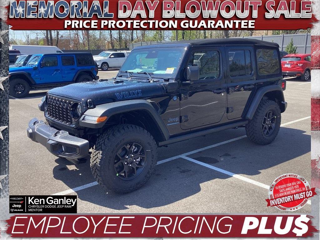 new 2025 Jeep Wrangler 4xe car, priced at $52,000
