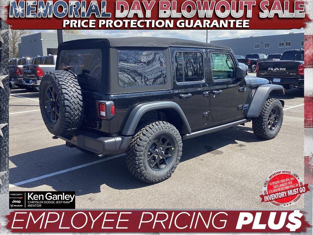 new 2025 Jeep Wrangler 4xe car, priced at $52,000