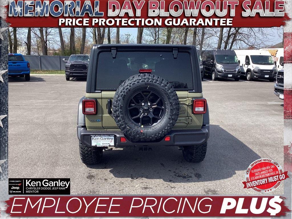 new 2025 Jeep Wrangler 4xe car, priced at $53,300