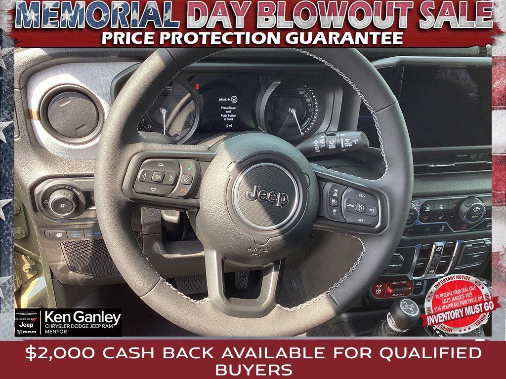 new 2025 Jeep Wrangler 4xe car, priced at $53,180