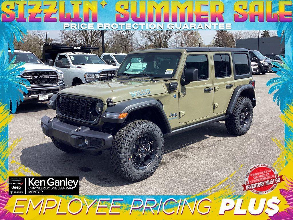 new 2025 Jeep Wrangler 4xe car, priced at $53,180