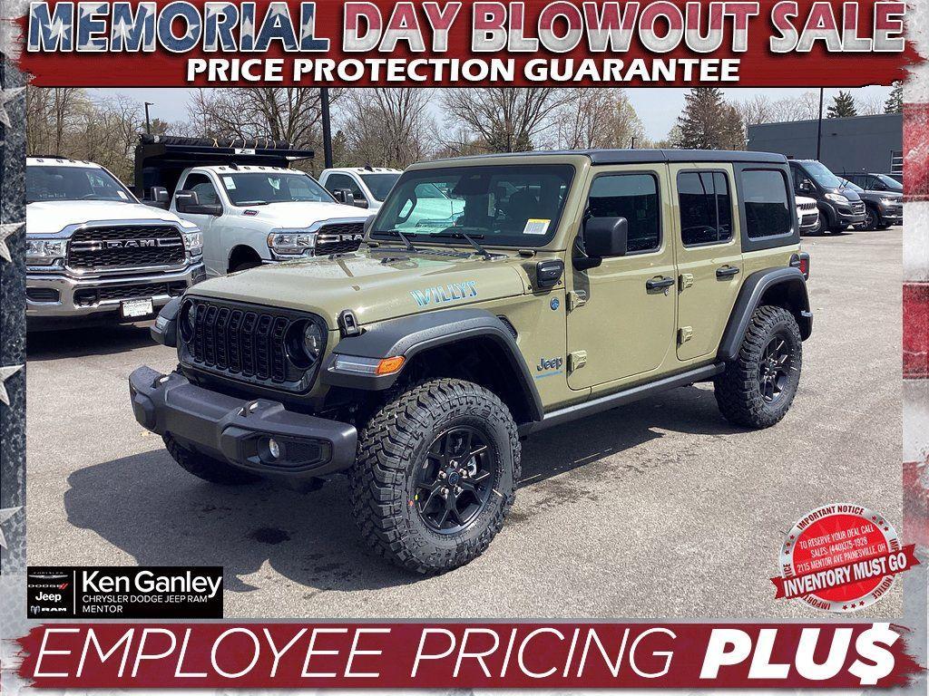 new 2025 Jeep Wrangler 4xe car, priced at $53,180