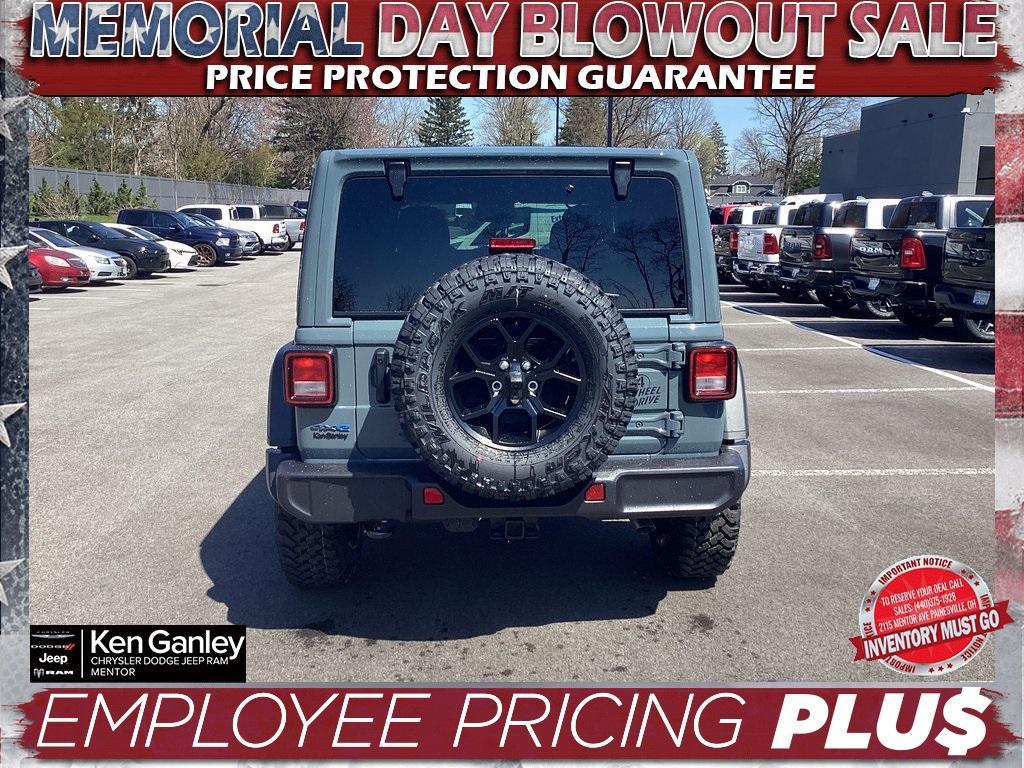 new 2025 Jeep Wrangler 4xe car, priced at $55,500