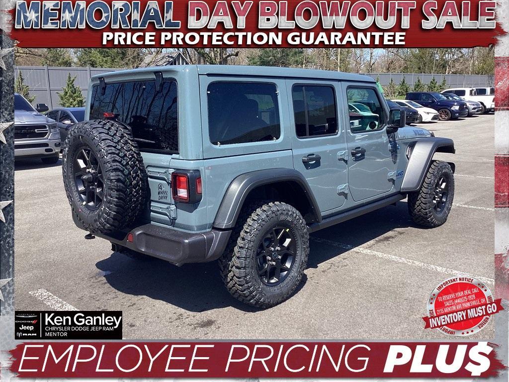 new 2025 Jeep Wrangler 4xe car, priced at $55,500