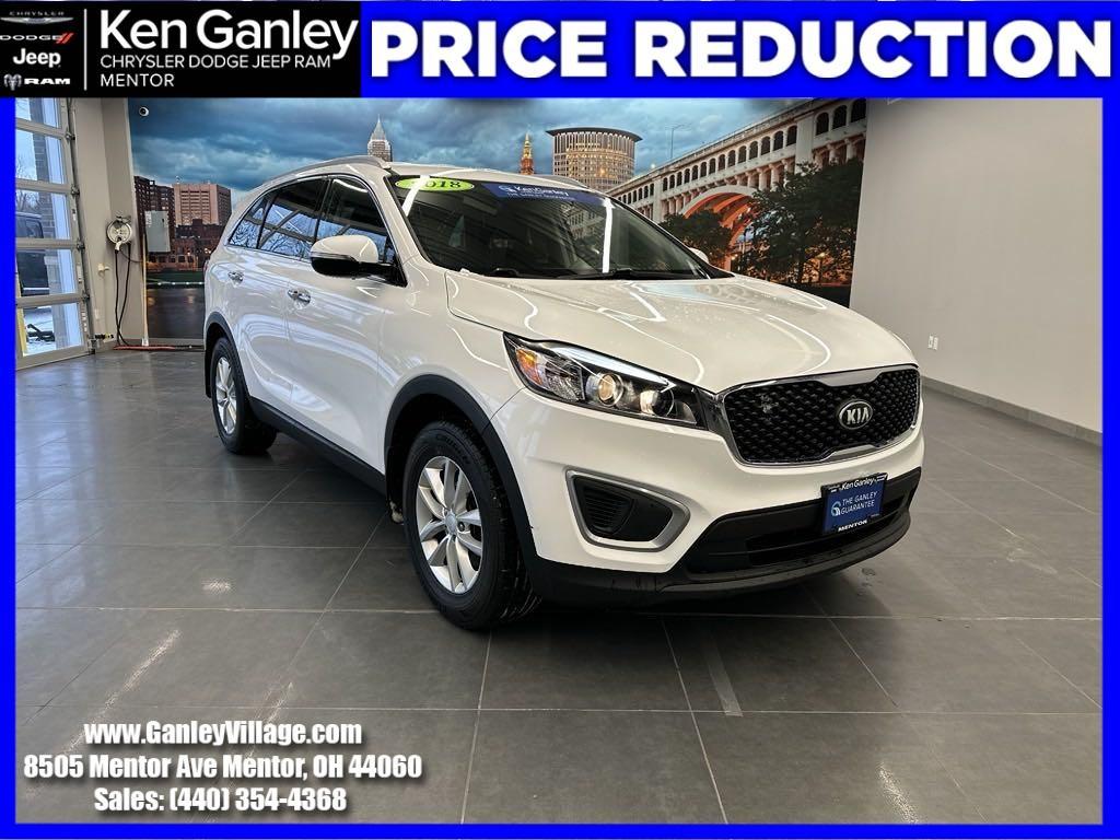 used 2018 Kia Sorento car, priced at $14,900