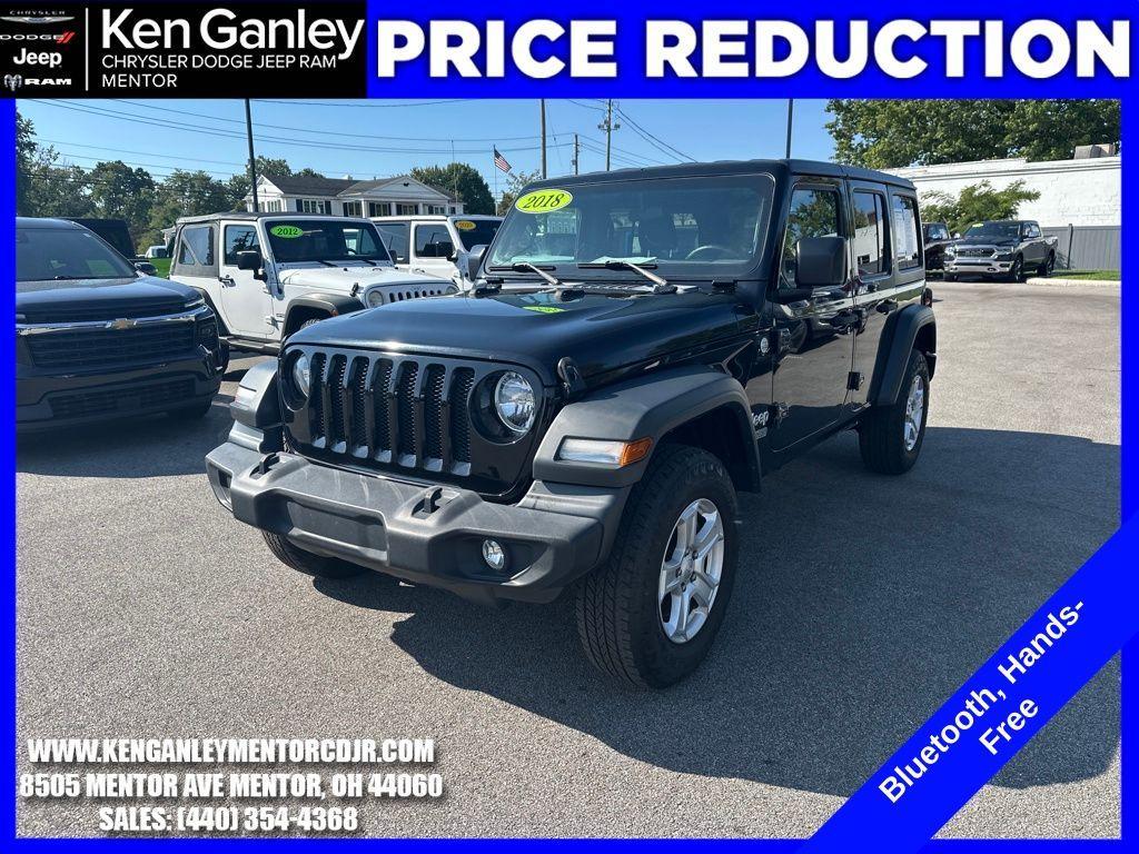 used 2018 Jeep Wrangler Unlimited car, priced at $22,900