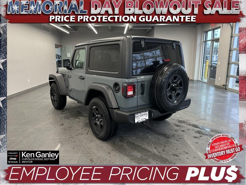 new 2025 Jeep Wrangler car, priced at $33,370