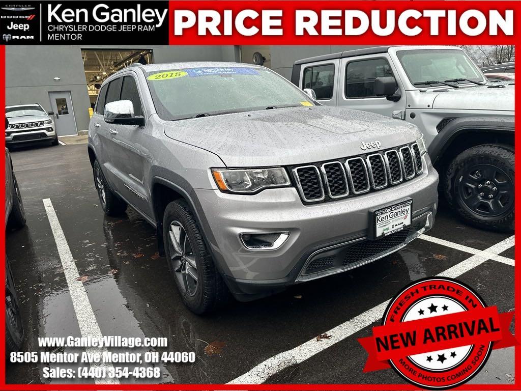 used 2018 Jeep Grand Cherokee car, priced at $16,350