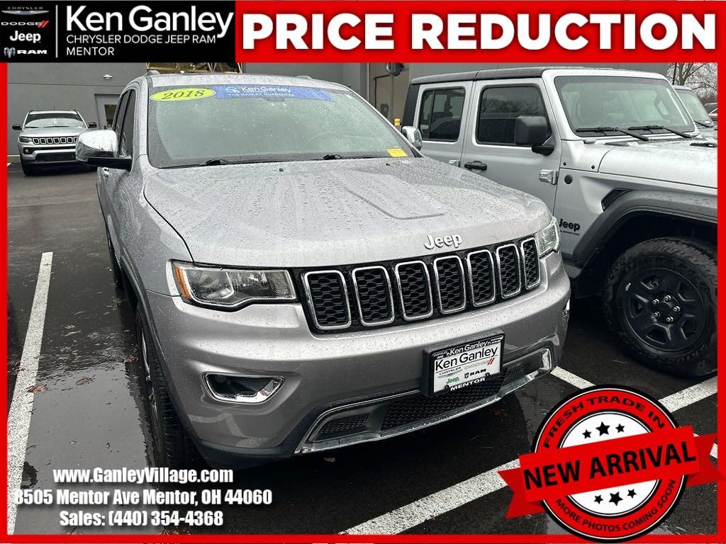 used 2018 Jeep Grand Cherokee car, priced at $16,350