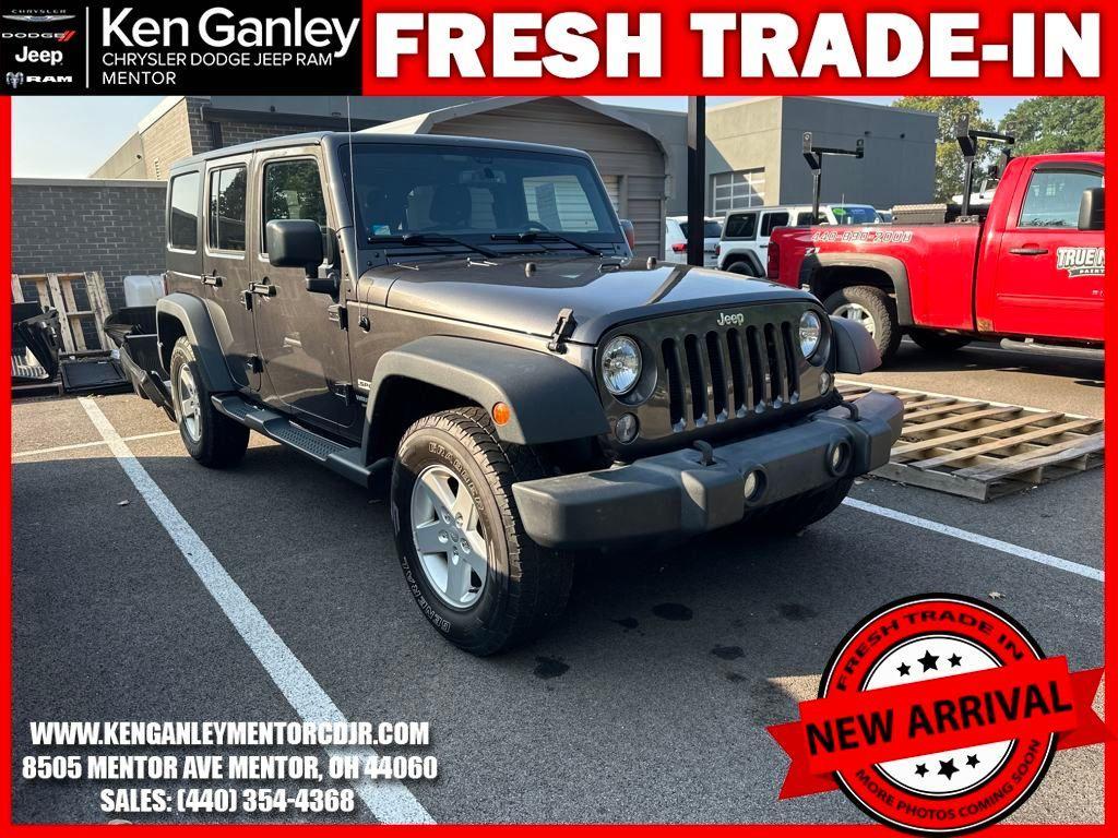 used 2017 Jeep Wrangler Unlimited car, priced at $17,400