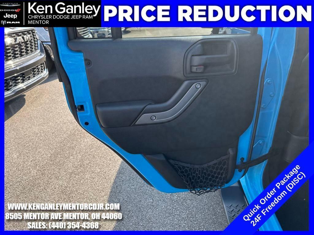 used 2017 Jeep Wrangler Unlimited car, priced at $23,500