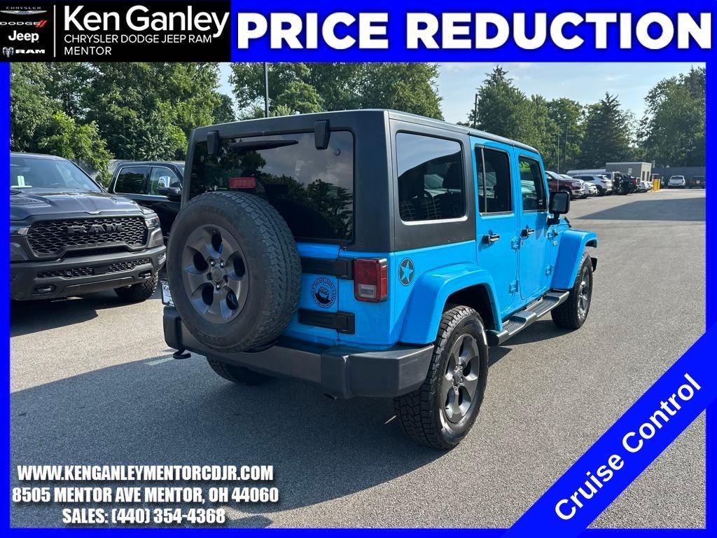 used 2017 Jeep Wrangler Unlimited car, priced at $23,500