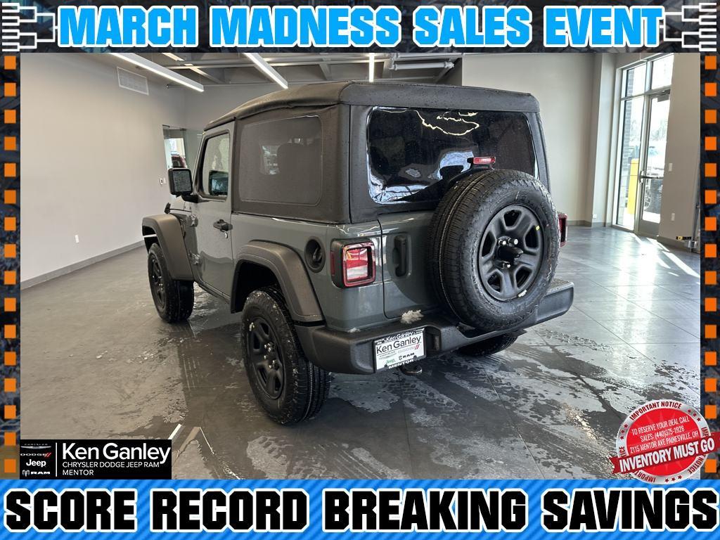 new 2025 Jeep Wrangler car, priced at $31,300