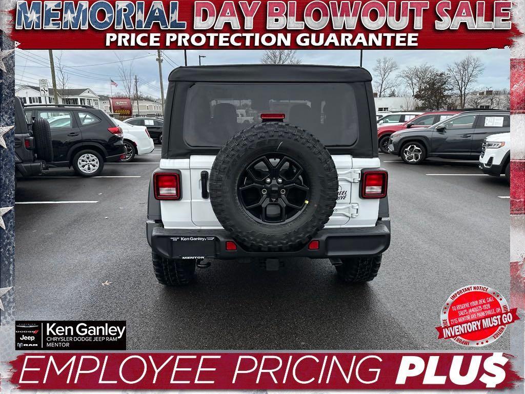 new 2025 Jeep Wrangler car, priced at $41,200