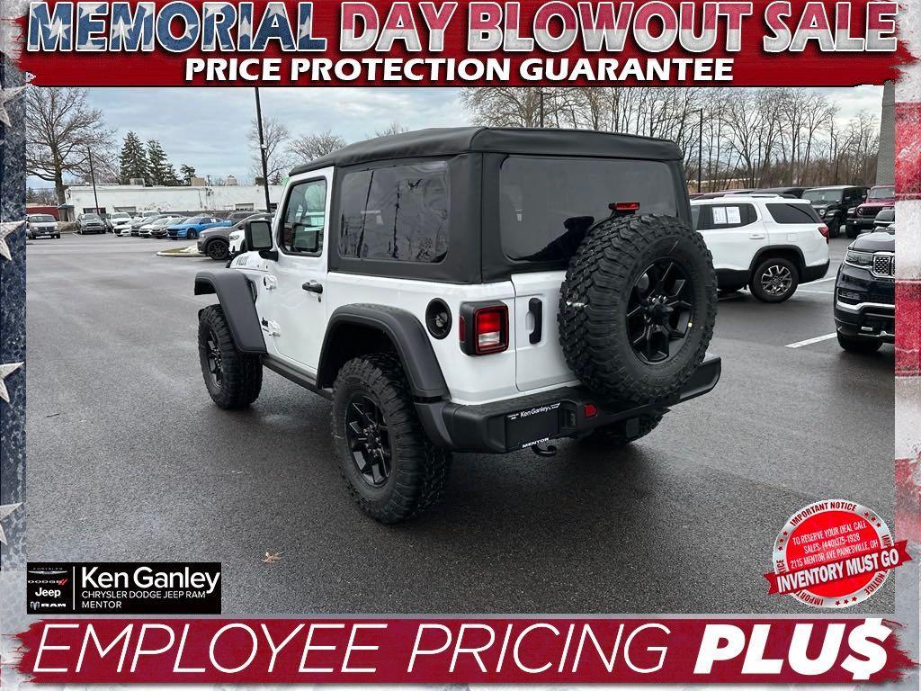 new 2025 Jeep Wrangler car, priced at $41,200