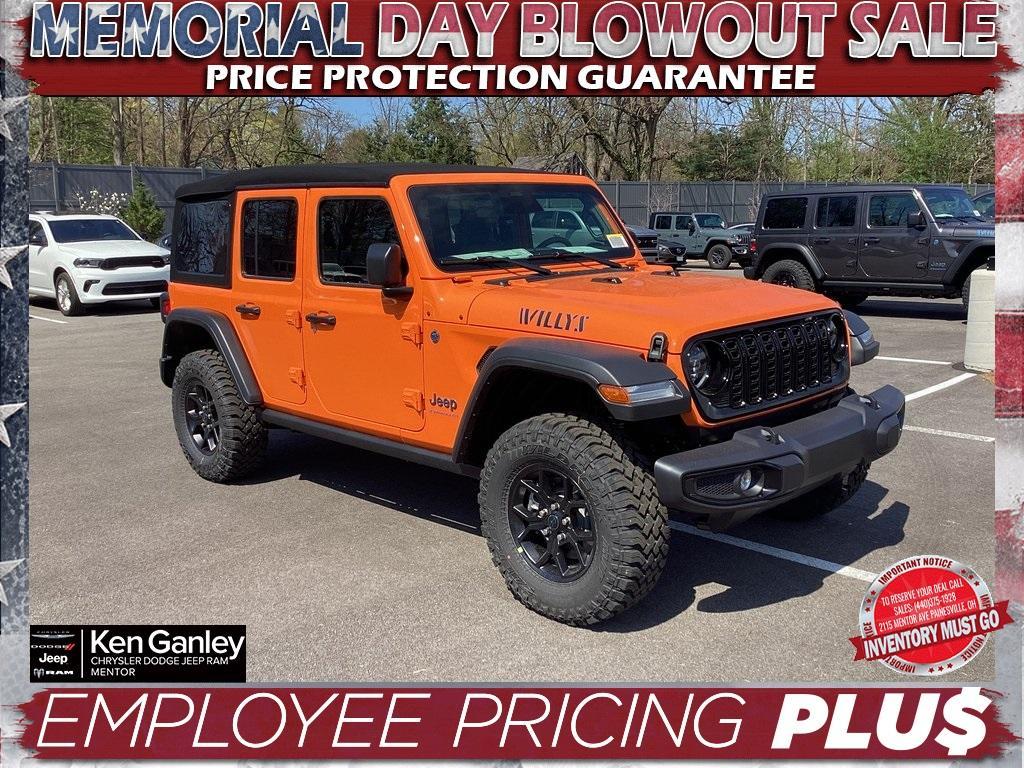 new 2025 Jeep Wrangler 4xe car, priced at $52,300