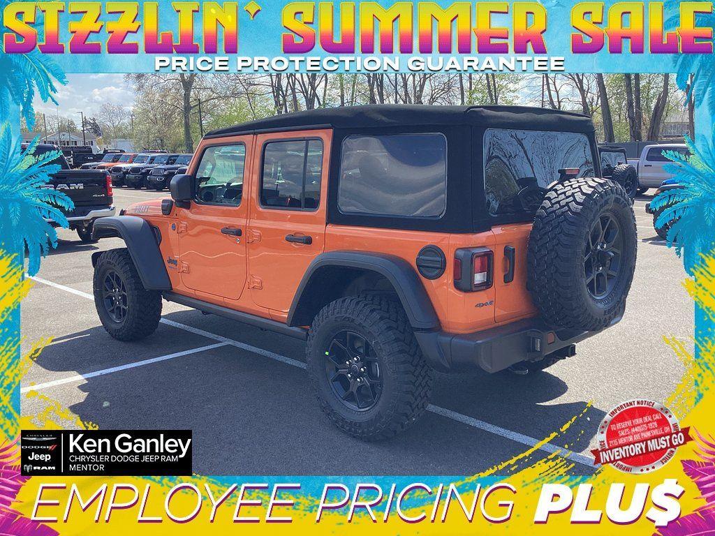 new 2025 Jeep Wrangler 4xe car, priced at $52,180