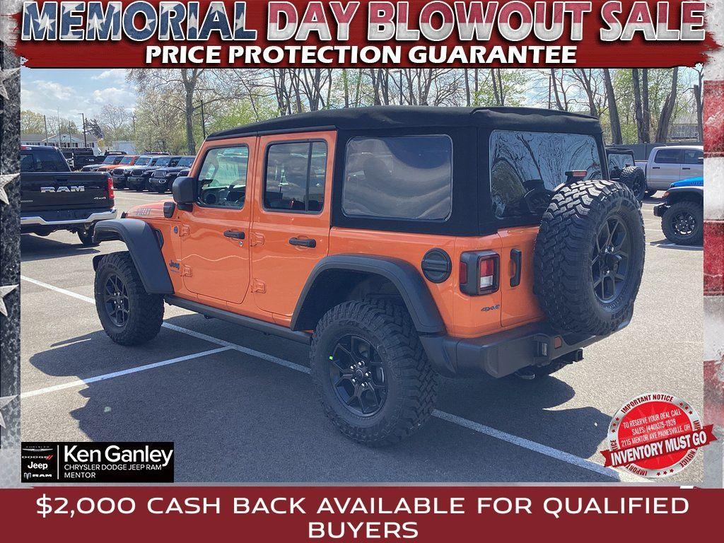 new 2025 Jeep Wrangler 4xe car, priced at $52,180