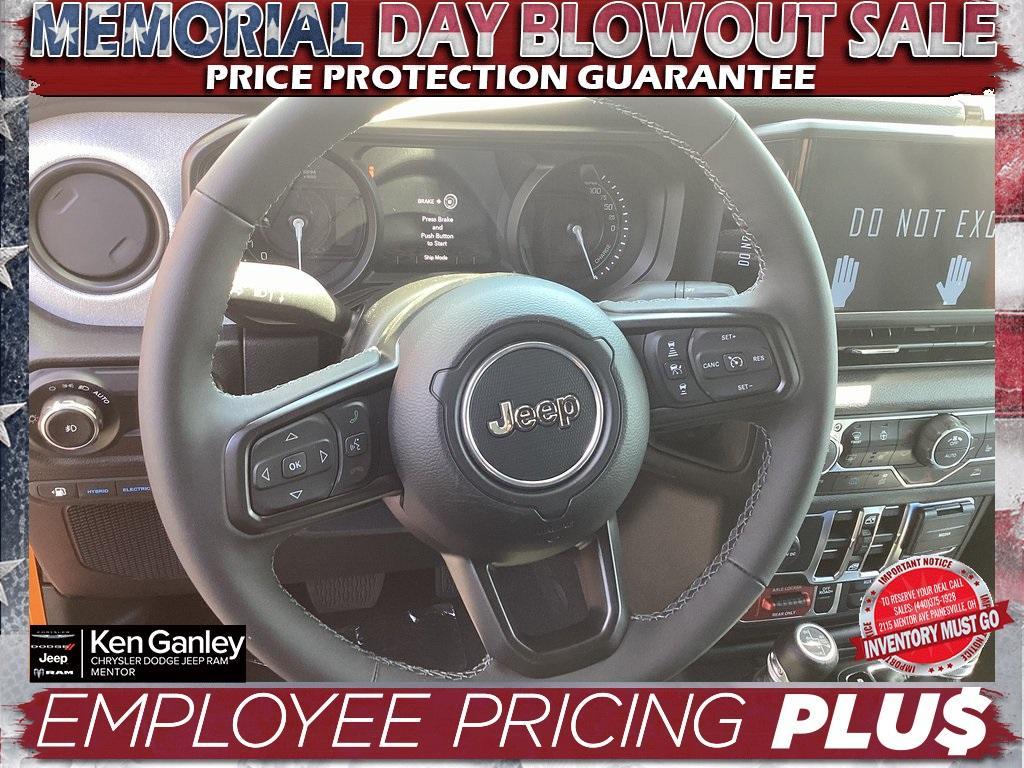 new 2025 Jeep Wrangler 4xe car, priced at $52,300