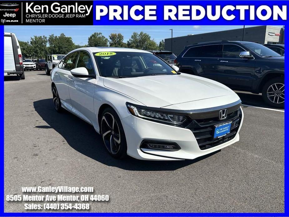 used 2018 Honda Accord car, priced at $21,900