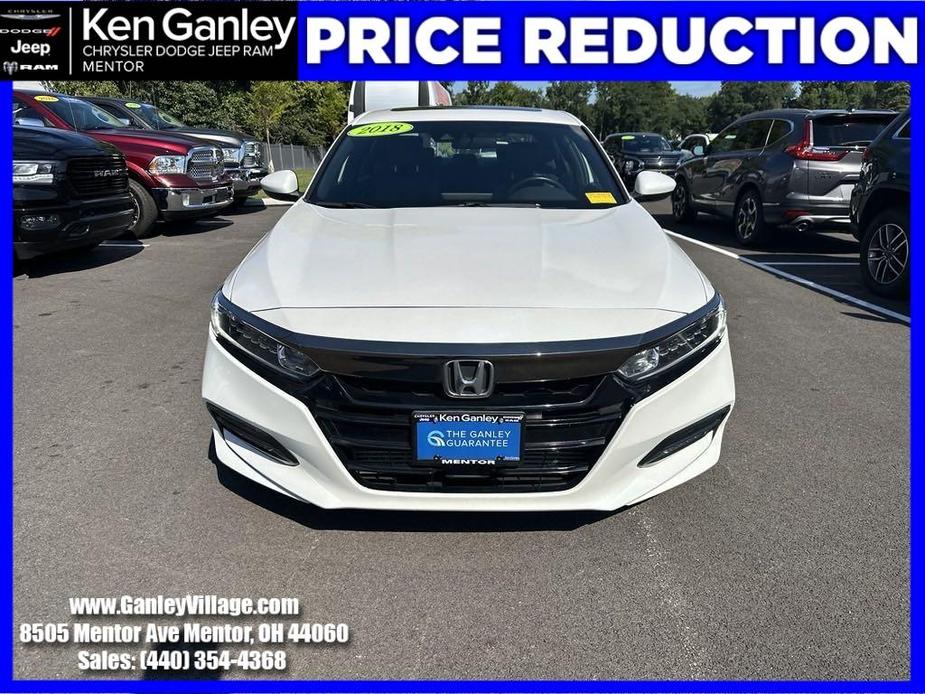 used 2018 Honda Accord car, priced at $21,900