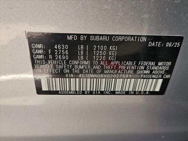 new 2025 Subaru Legacy car, priced at $30,669