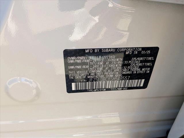 new 2025 Subaru Forester car, priced at $33,130