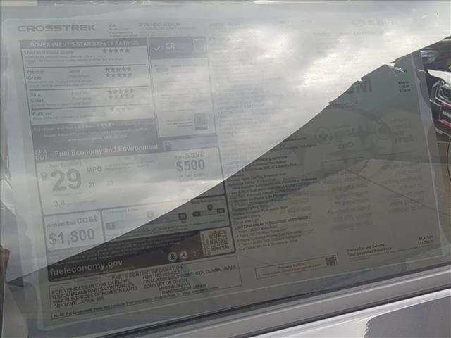 new 2025 Subaru Crosstrek car, priced at $31,495