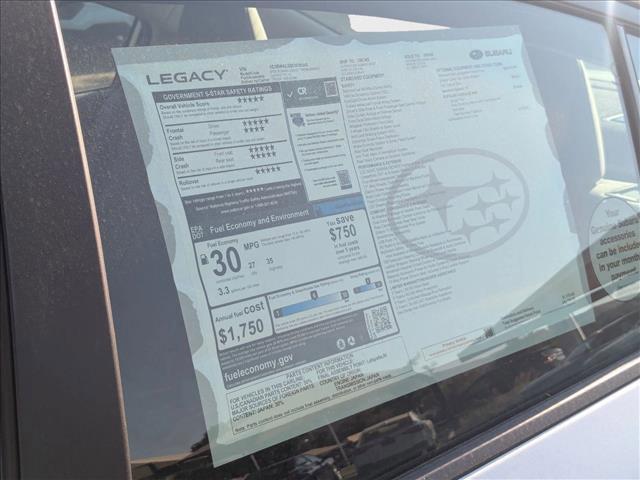 new 2025 Subaru Legacy car, priced at $30,166