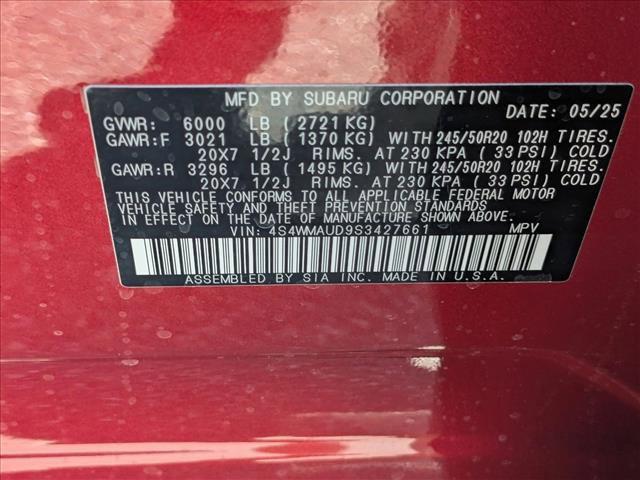 new 2025 Subaru Ascent car, priced at $50,771