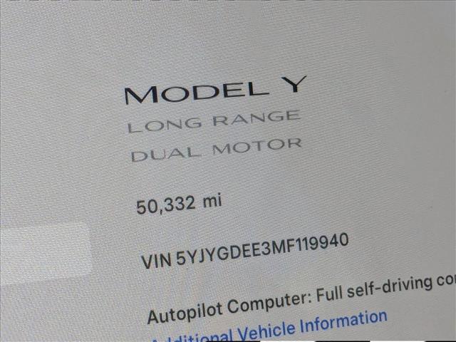 used 2021 Tesla Model Y car, priced at $28,998