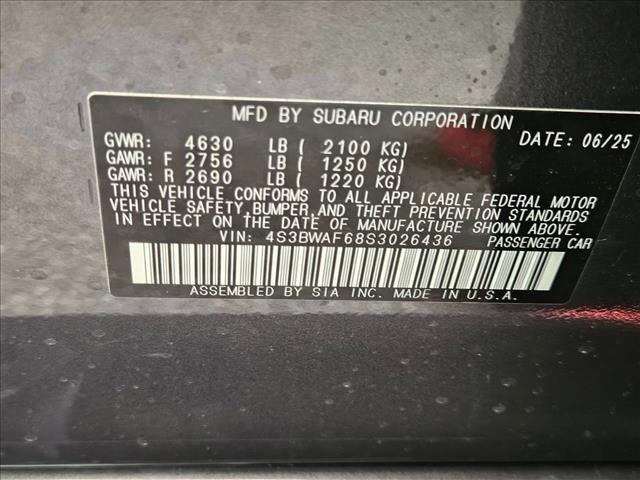 new 2025 Subaru Legacy car, priced at $32,493