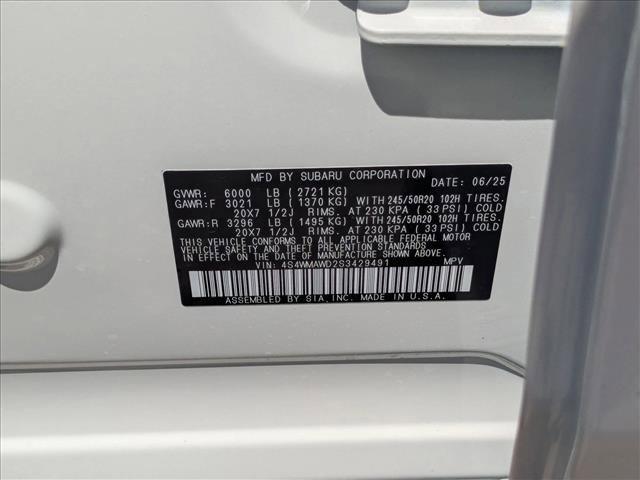 new 2025 Subaru Ascent car, priced at $51,696