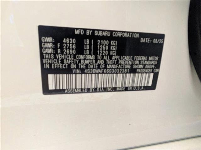 new 2025 Subaru Legacy car, priced at $32,365