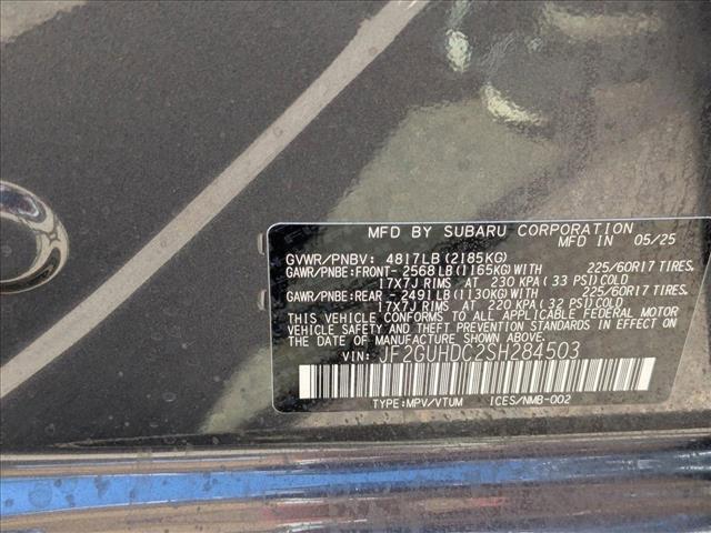 new 2025 Subaru Crosstrek car, priced at $31,495