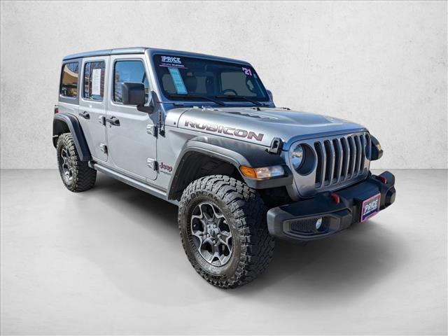 used 2021 Jeep Wrangler Unlimited car, priced at $35,000