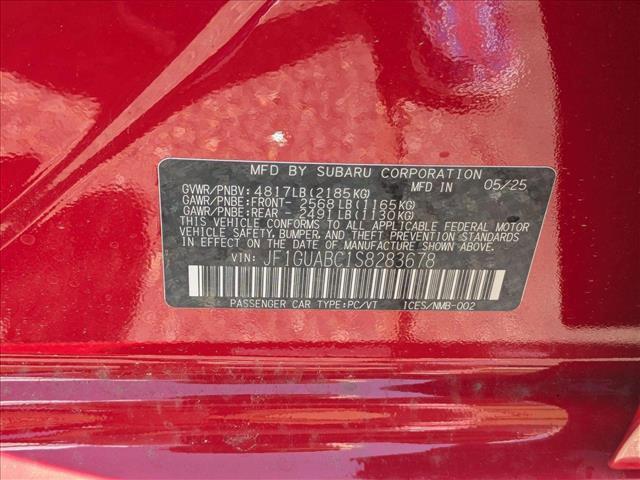 new 2025 Subaru Impreza car, priced at $25,921